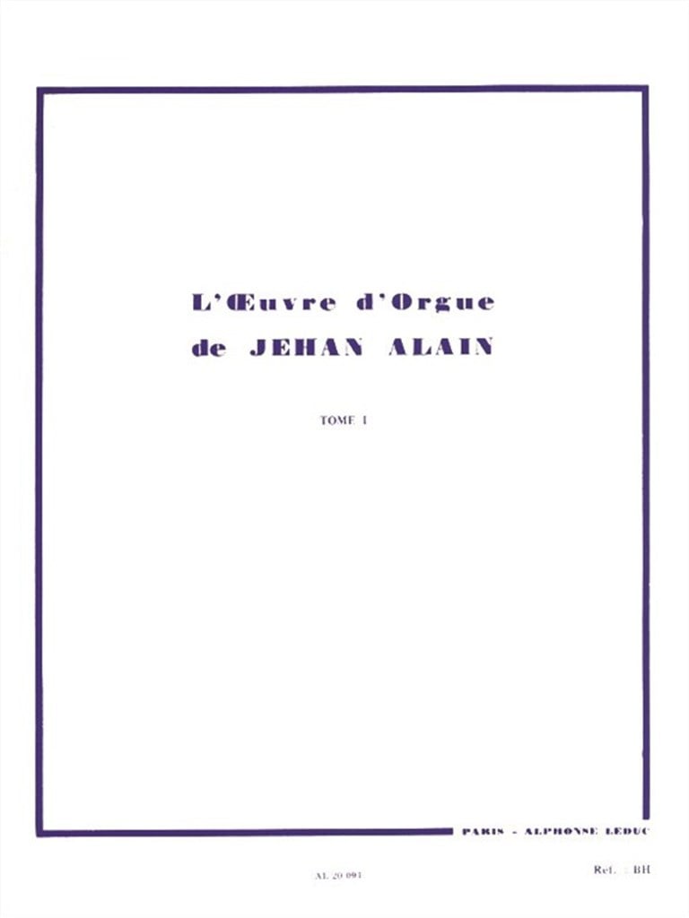 Oeuvre D'Orgue 1